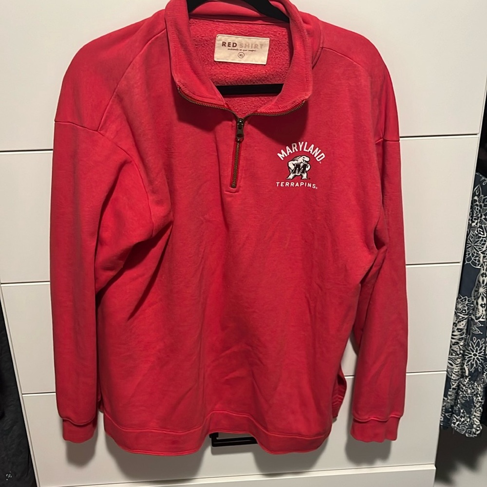 UMD Maryland Terrapins Terps Quarter-Zip Fleece